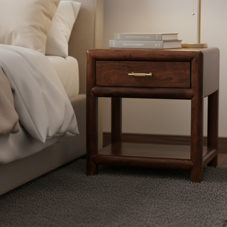 Regency Solid Wood Bedside Table