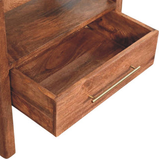 Saffron Bedside Table, Solid Mango Wood