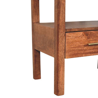 Saffron Bedside Table, Solid Mango Wood