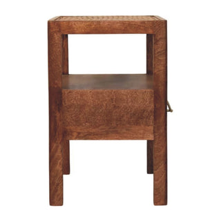 Saffron Bedside Table, Solid Mango Wood