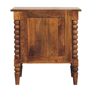 Harper Spindle Bedside - Mango Wood