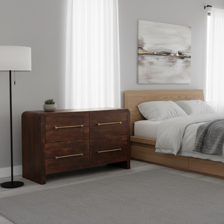 Aurelio Smoked Oak Chest of Drawers