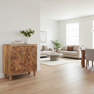 Cadiz Cabinet - Oak Finish