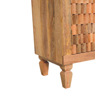 Cadiz Cabinet - Oak Finish