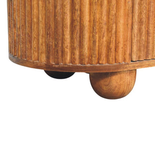 Ridgefront Solid Mango Wood Six-Drawer Chest