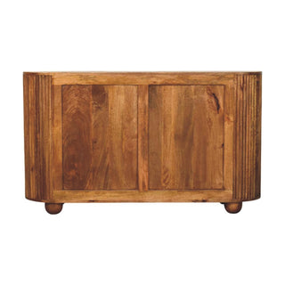 Ridgefront Solid Mango Wood Six-Drawer Chest