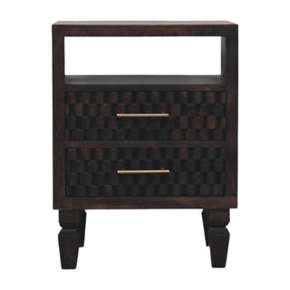 Cadiz Solid Mango Wood Bedside Table