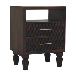 Cadiz Solid Mango Wood Bedside Table