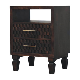 Cadiz Solid Mango Wood Bedside Table