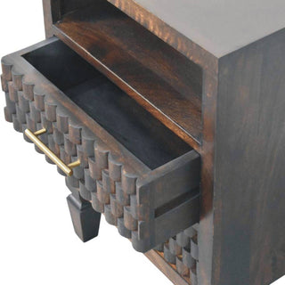 Cadiz Solid Mango Wood Bedside Table