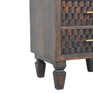 Cadiz Solid Mango Wood Bedside Table