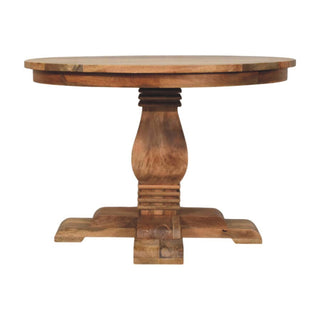 Valentina Round Dining Table – Solid Mango Wood