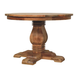 Valentina Round Dining Table – Solid Mango Wood
