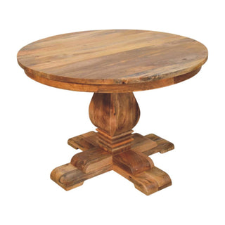 Valentina Round Dining Table – Solid Mango Wood