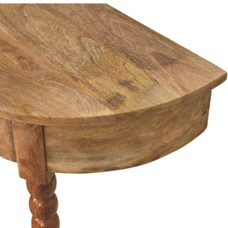 Solid Mango Wood Spindle Console Table