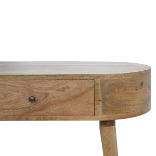 Albion Console Table in Oak Finish