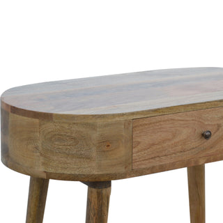 Albion Console Table in Oak Finish