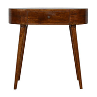 Albion Console Table in Chestnut Finish