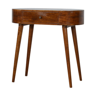 Albion Console Table in Chestnut Finish