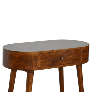 Albion Console Table in Chestnut Finish