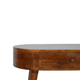 Albion Console Table in Chestnut Finish