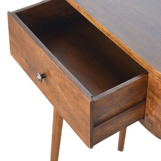 Albion Console Table in Chestnut Finish