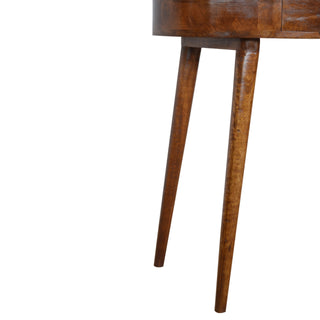 Albion Console Table in Chestnut Finish