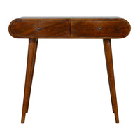London Console Table in Chestnut Finish