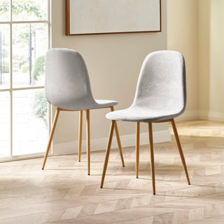 Set of 4 Lottie Dining Chairs, Terracota