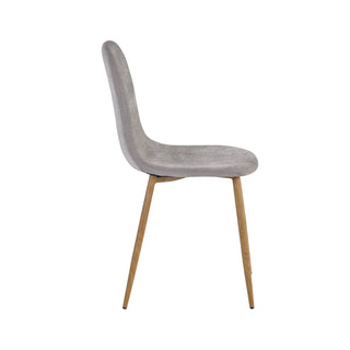 Set of 4 Lottie Dining Chairs, Terracota