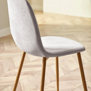 Set of 4 Lottie Dining Chairs, Terracota