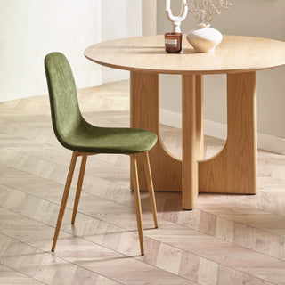 Set of 4 Lottie Dining Chairs, Terracota