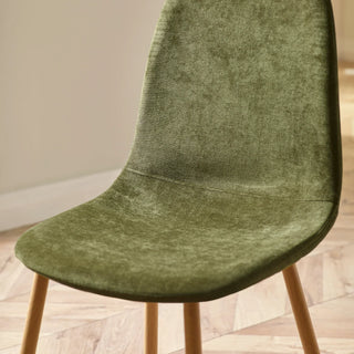 Set of 4 Lottie Dining Chairs, Terracota