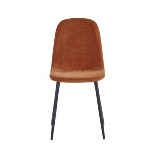 Set of 4 Lottie Dining Chairs, Terracota