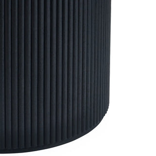 Louis Round Dining Table, Black Finish
