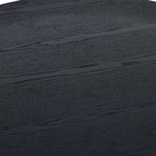 Louis Black Fluted Round Coffee Table