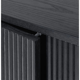 Louis Black Sideboard, Ash Wood