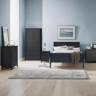 Maine 2 Door Combination Wardrobe - Anthracite