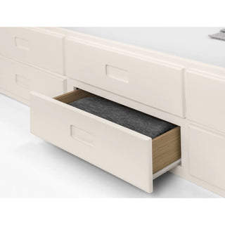 Maisie Bed with Underbed and Drawers, Surf White