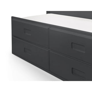 Maisie Bed with Underbed and Drawers, Anthracite