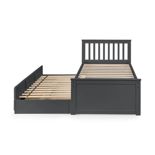 Maisie Bed with Underbed and Drawers, Anthracite