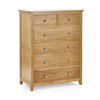 Mallory 4+2 Drawer Chest – Oak Wood