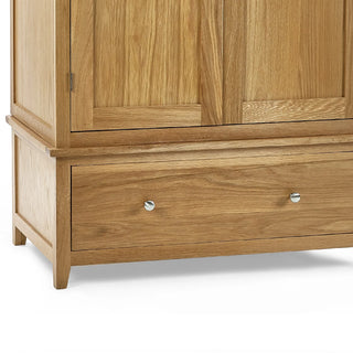 Mallory Combination Wardrobe, Oak Wood