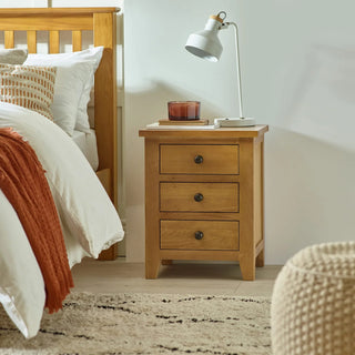 Set of 2 Marlborough 3 Drawer Bedside Table