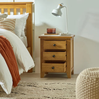 Set of 2 Marlborough 3 Drawer Bedside Table