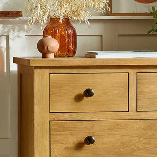 Marlborough 4+2 Drawer Chest – Oak Wood