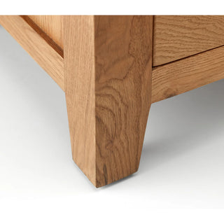 Marlborough Twin Pedestal Dressing Table, Oak Wood