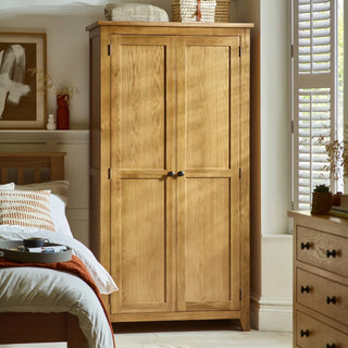 Marlborough 2 Door Wardrobe, Oak Wood