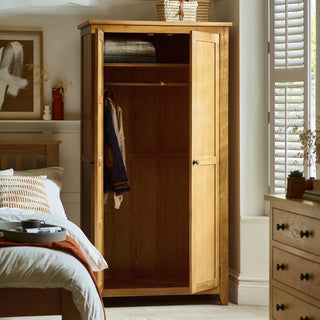 Marlborough 2 Door Wardrobe, Oak Wood