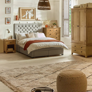 Marlborough Combination Wardrobe, Oak Wood